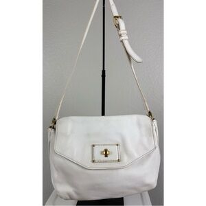 Marc by Marc Jacobs White Flap Crossbody Hobo